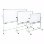 Magnetic whiteboard with stand