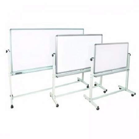 Magnetic whiteboard with stand